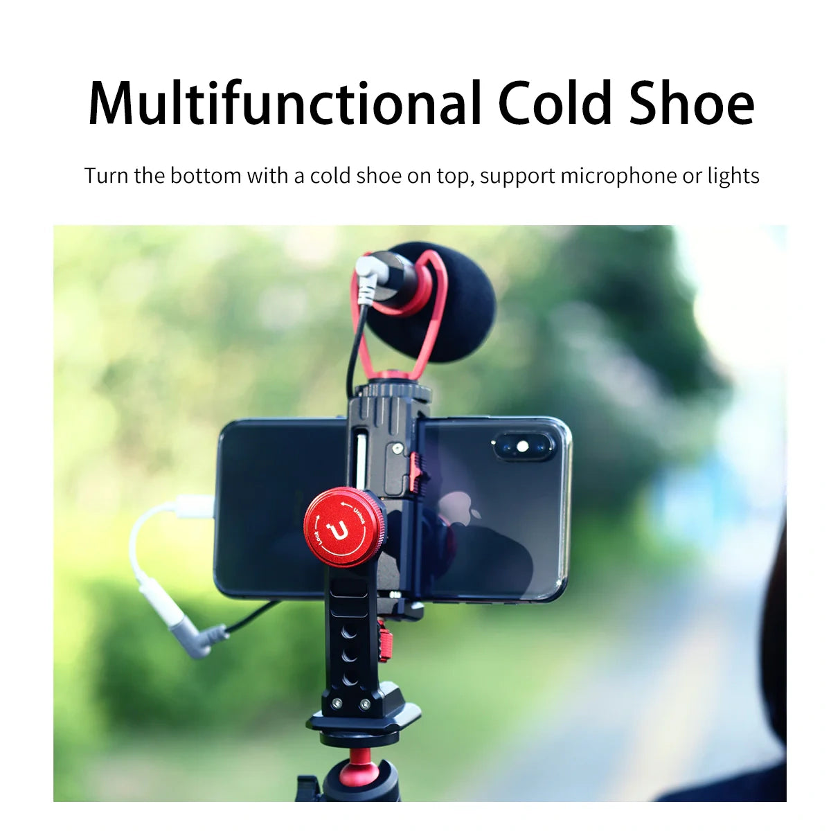 Ulanzi ST-14 Iron Man III 360?? Arca Tripod Phone Mount - Image 3