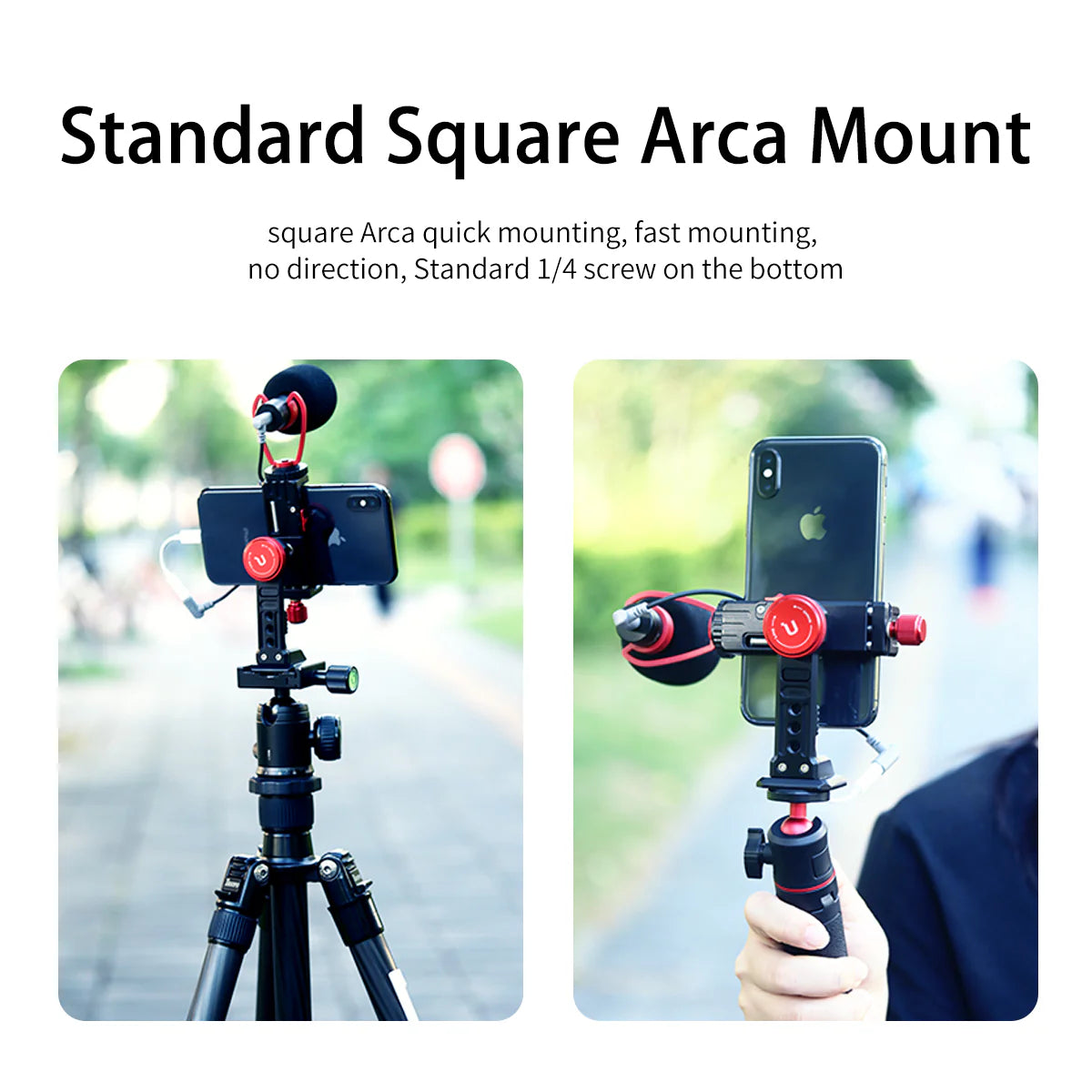 Ulanzi ST-14 Iron Man III 360?? Arca Tripod Phone Mount - Image 2