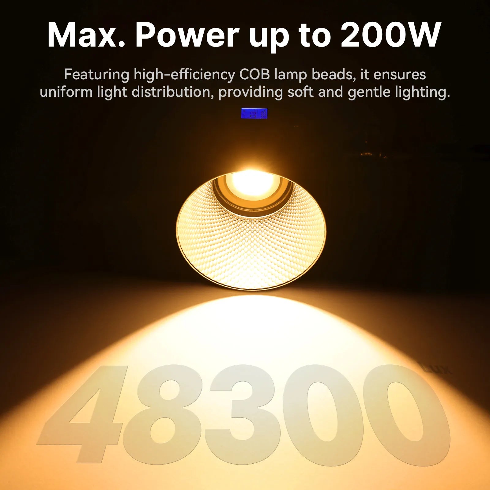 Ulanzi VL-200Bi 200W V-Mount Video Light L079CNA1 - Image 3