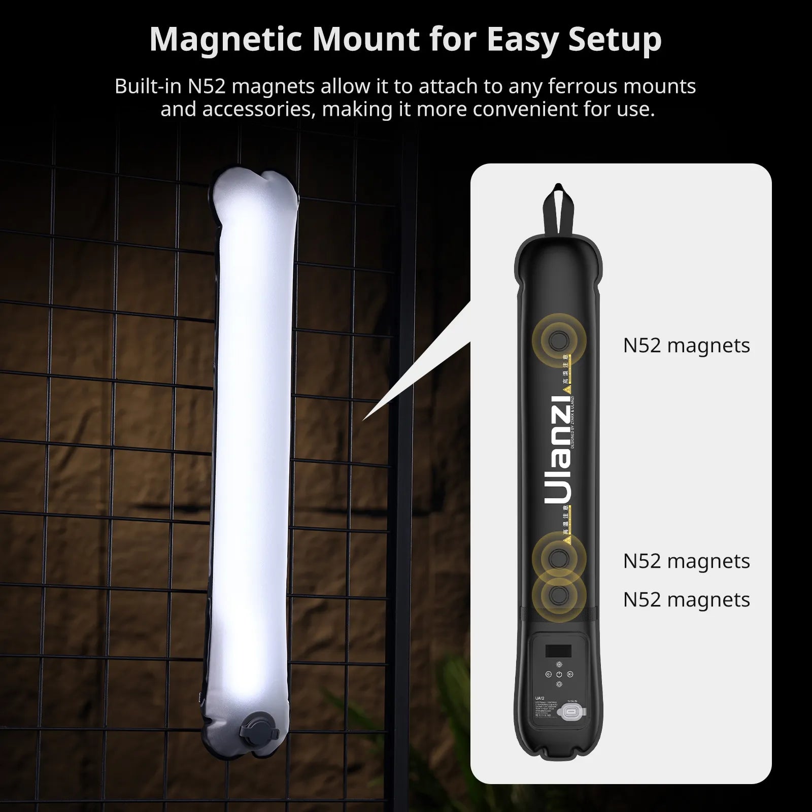 Ulanzi UA12/UA20 Portable Air Tube Light - Image 5