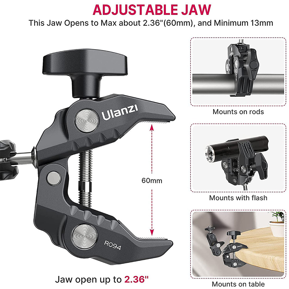 Ulanzi R094 Multi-Functional Super Clamp 2638 - Image 5