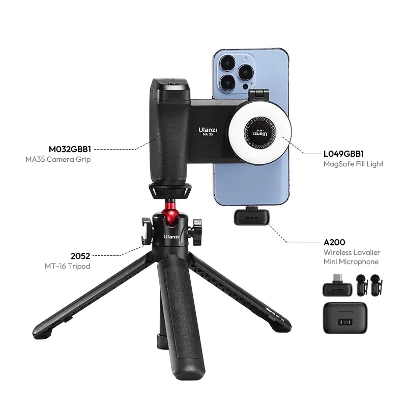 Ulanzi MA35 MagSafe Bluetooth Smartphone Camera Shutter and Grip - Image 21