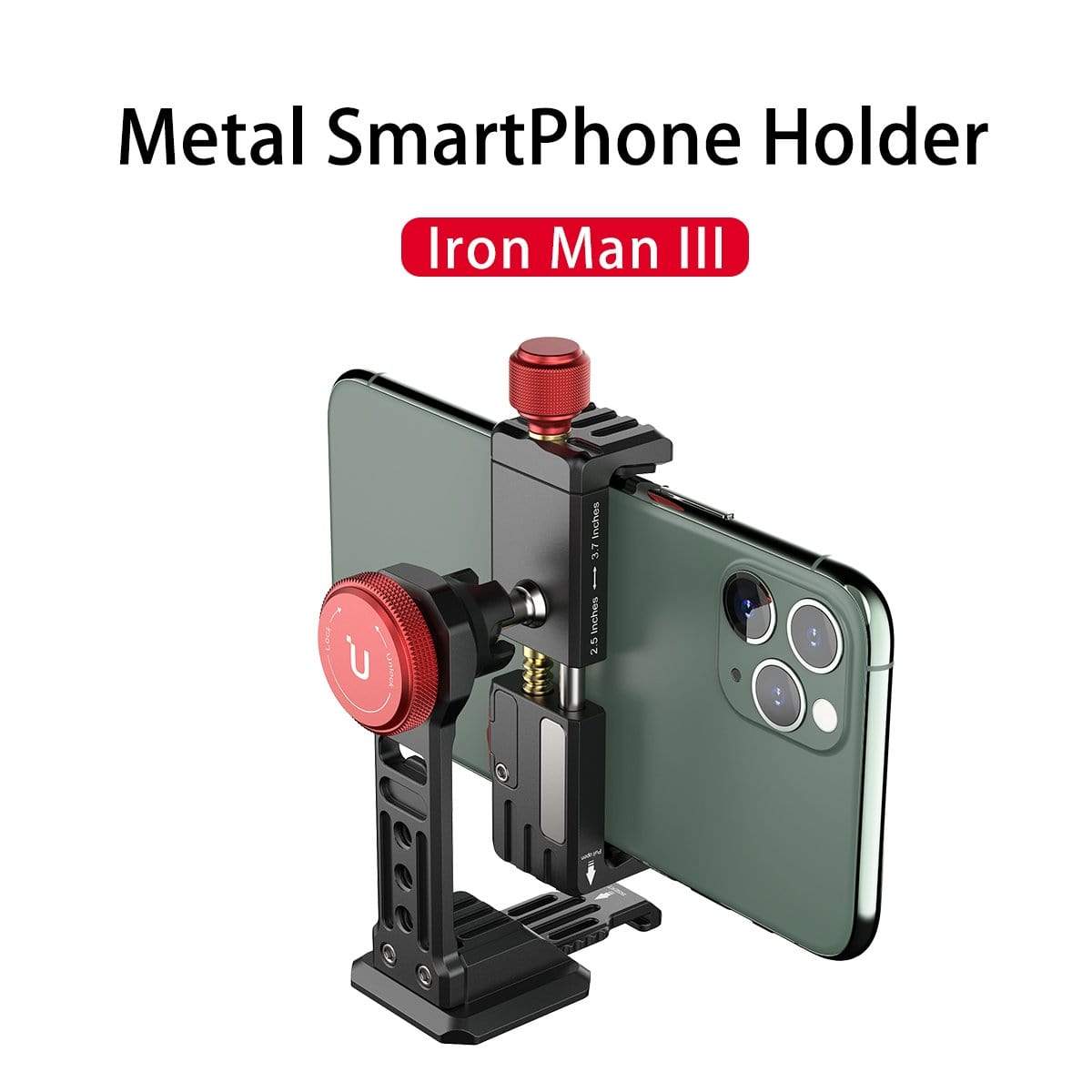 Ulanzi ST-14 Iron Man III 360?? Arca Tripod Phone Mount - Image 4